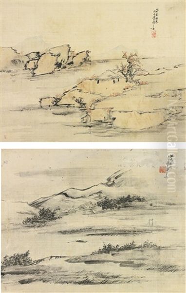 Landscape (2 Works) - view 1