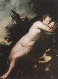 Venere Dormiente E Amore by Marco Liberi