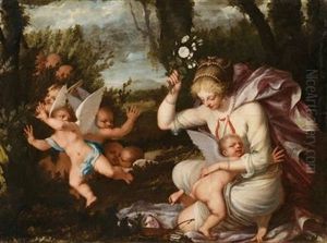 The Punishment Of Cupid by Pietro Liberi