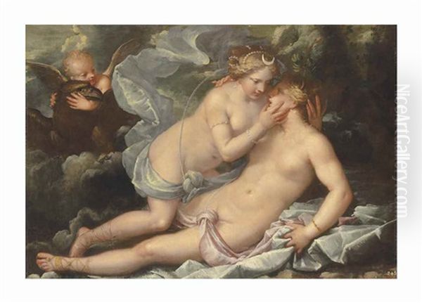 Jupiter In The Guise Of Diana And The Nymph Callisto - view 1