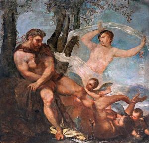 Az Ereny Allegoriaja - Herkules Legyozi A Bunt by Pietro Liberi