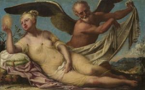 Le Temps Decouvrant La Verite by Pietro Liberi