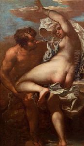 Venus Und Adonis by Pietro Liberi