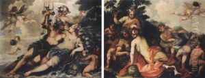 Allegoria Dell'inverno (nettuno E Anfitrite) by Pietro Liberi