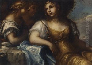 Diana And Her Nymphs by Pietro Liberi