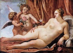 Venere E Amorini by Pietro Liberi