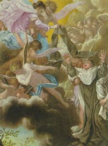 Gurtelspende An Einen Heiligen (heiliger Antonius Von Padua?) by Pietro Liberi