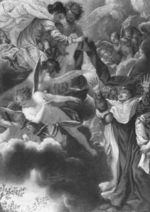 Der Heilige Antonius Von Padua Empfangt Das Christuskind