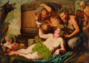 A Bacchanal by Pietro Liberi