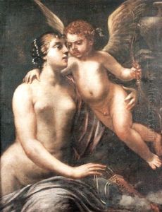 Venus Et L'amour by Pietro Liberi