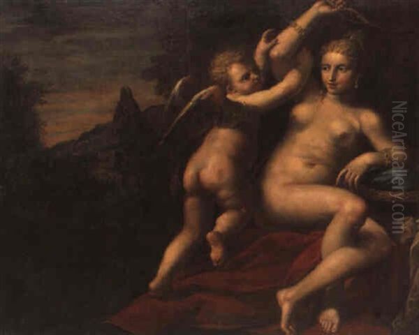 Venus Overraskes Af En Satyr - view 1