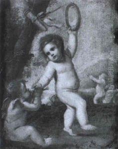 Cupid And Other Putti Playing In A Landscape