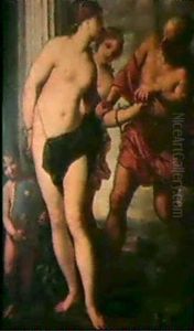 Le Temps Enchainant La Beaute by Pietro Liberi