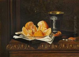 Appelsin Og Solvkrus Pa En Bakke by Betzy Marie Petrea Libert
