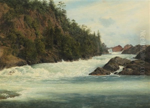 Landscape With Roaring River, Probably Norway - view 1