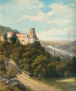 Heidelberg Castle by Georg Emil Libert