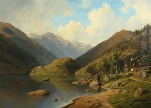 Summerscape From Sognefjorden Norway