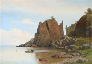 Rocky Coast On Bornholm, Denmark