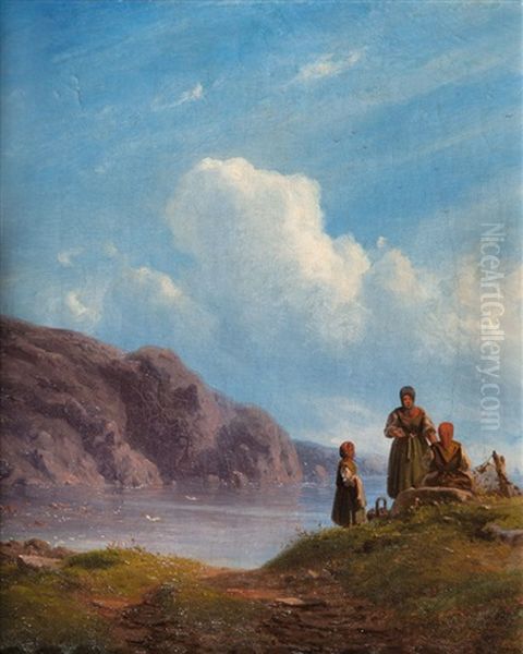 Fisher Women On The Beach - view 1