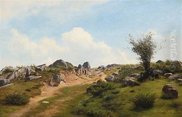 Ved Helligdomsgaarden Paa Bornholm - view 1