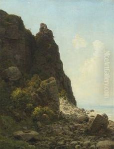 View From Jons Kapel, Bornholm by Georg Emil Libert