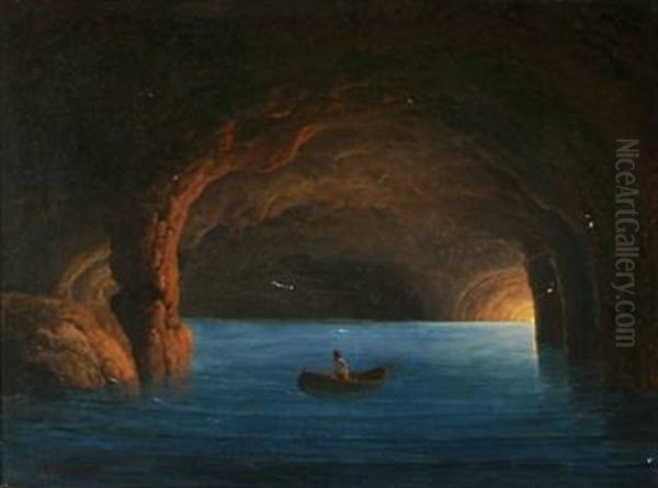 The Blue Grotto On Capri, Italy - view 1