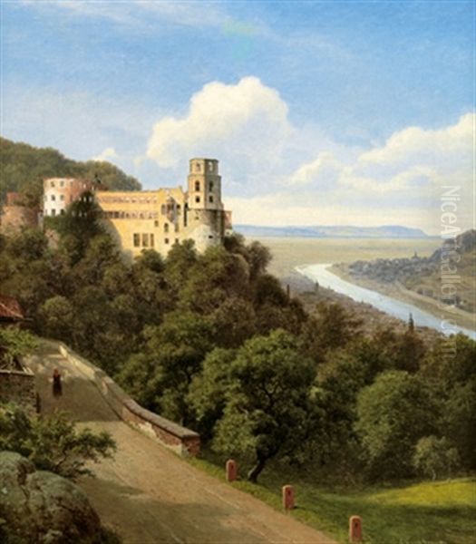 Blick Auf Schloss Heidelberg - view 1