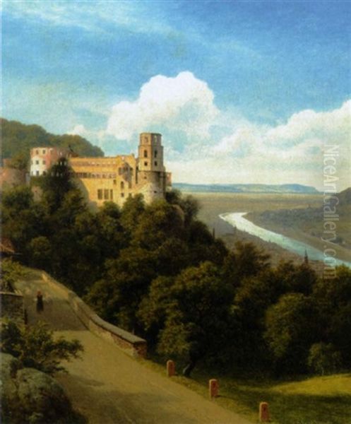 Heidelbergs Hojtliggende Slot Og Slotsruin - view 1