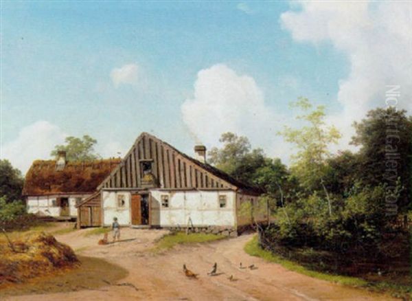 Sommerdag Foran En Bondegard - view 1