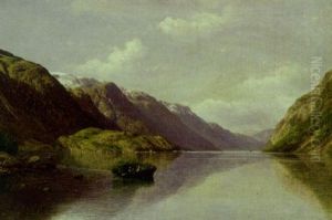 Norsk Fjordparti Med Robad by Georg Emil Libert