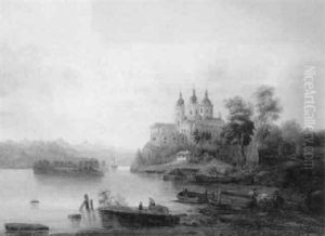 Blick Auf Stift Melk by Georg Emil Libert