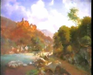 Ansicht Von Heidelberg by Georg Emil Libert