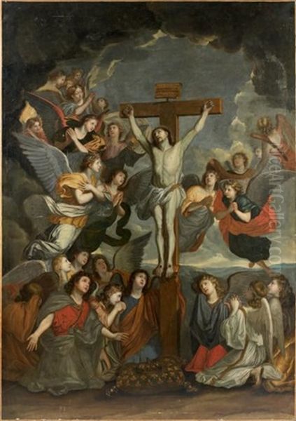 Le Crucifix Aux Anges (after Charles Le Brun) - view 1