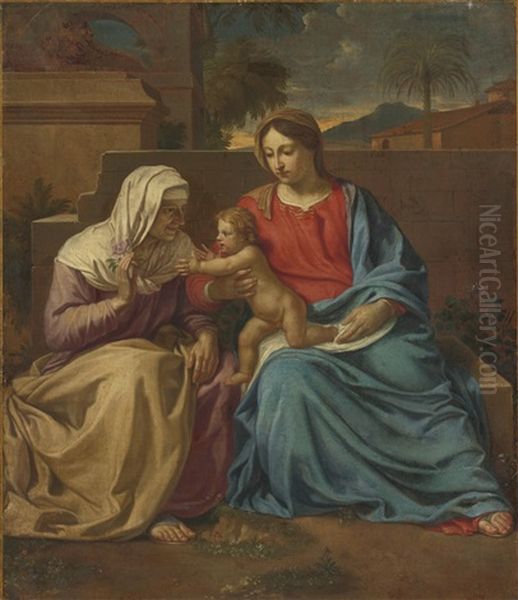 Virgin And Child With Saint Anne - view 1