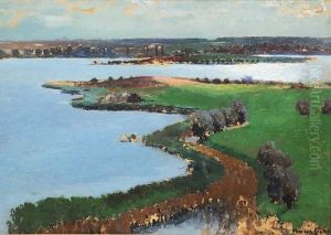 Lake Feldberg In Mecklenburg by Hans Licht
