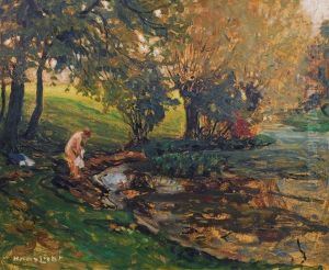 After The Bath by Hans Licht