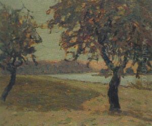 Der Grose Luzinsee Bei Stargard In Mecklenburg by Hans Licht