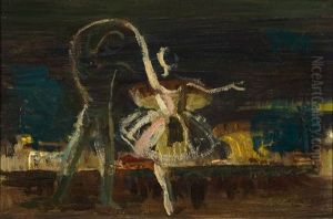 Pas De Deux (+ Another (study), Verso) by Hans Reinhold Lichtenberger