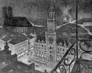 Der Nachtliche Marienplatz In Munchen Der Nachtliche Marienplatz In Munchen