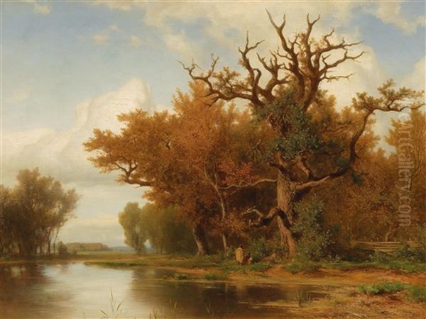 An Old Oak Tree Near Modling - view 1