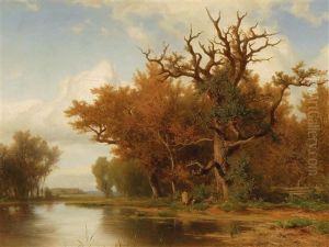An Old Oak Tree Near Modling