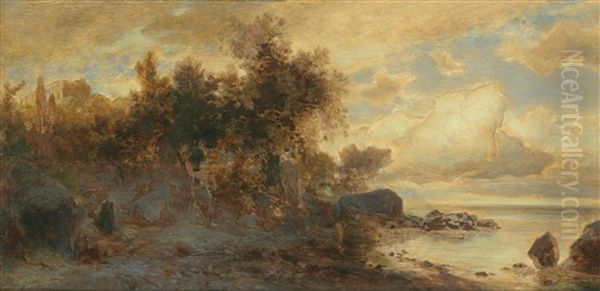 Kustenlandschaft Im Abendrot - view 1