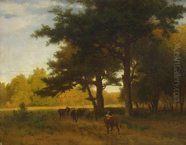 Cattle Under The Trees - view 1