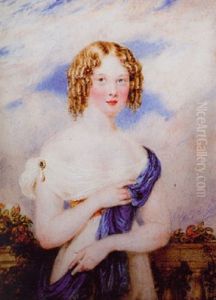 The Hon. Jane Elizabeth Liddell (later Viscountess Barrington), As A Young Lady by Thomas Hon. Liddell