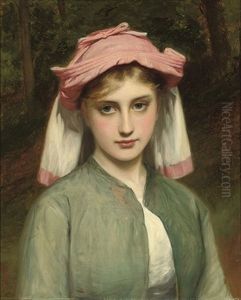 Portrait Of A Young Girl In A Forest Portrait Of A Young Girl In A Forest