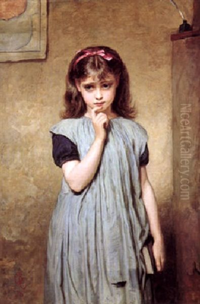 A Young Girl In The Classroom - view 1