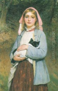 The Pet Kitten by Charles Sillem Lidderdale