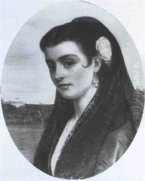 Portrait Of A Young Spanish Beauty - view 1