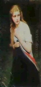 Country Girl In A Forest Country Girl In A Forest