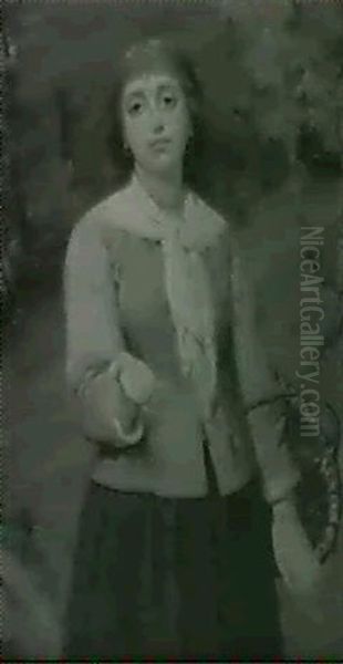 Portrait Of A Young Woman In A Rose Jacket - view 1